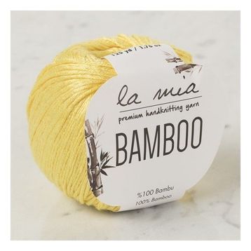 La Mia Bamboo 33852 L160 Sarı El Örgü İpi