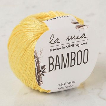 La Mia Bamboo 33852 L160 Sarı El Örgü İpi