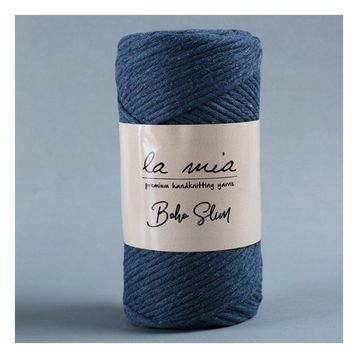 La Mia Boho Slim 34199 L110 Havacı Mavi El Örgü İpi