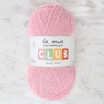 La Mia Club 608 Pembe El Örgü İpi