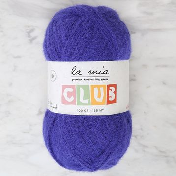 La Mia Club 613 Saks Mavi El Örgü İpi