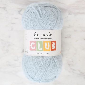 La Mia Club 617 Açık Mavi El Örgü İpi