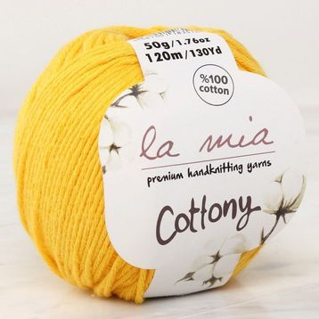 La Mia Cottony 33559 P18-L018 Hardal Sarı Bebek El Örgü İpi