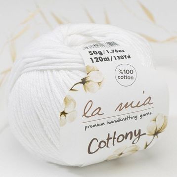 La Mia Cottony 33576 P1-L001 Beyaz Bebek El Örgü İpi