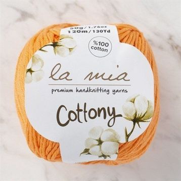 La Mia Cottony 33654 P22 Turuncu El Örgü İpi