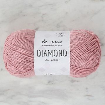 La Mia Diamond 33738 L164 Pembe El Örgü İpi