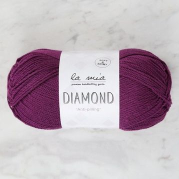 La Mia Diamond 34261 L019 Koyu Mor El Örgü İpi