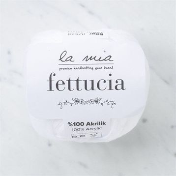La Mia Fettucia 33877 L001 Beyaz El Örgü İpi