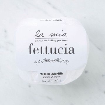 La Mia Fettucia 33877 L001 Beyaz El Örgü İpi
