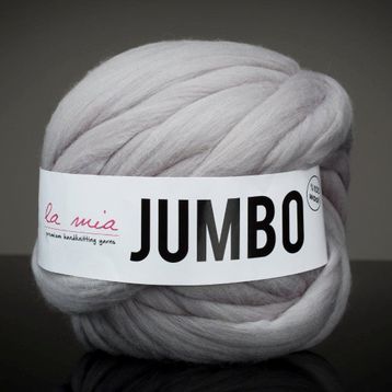 La Mia Jumbo J4 Gri Dev Yün El Örgü İpi