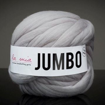 La Mia Jumbo J4 Gri Dev Yün El Örgü İpi