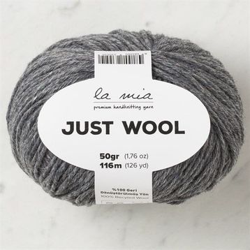 La Mia Just Wool 33841 LT003 Koyu Gri El Örgü İpi