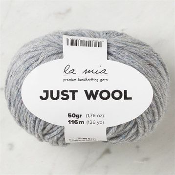 La Mia Just Wool 33842 LT002 Açık Gri El Örgü İpi