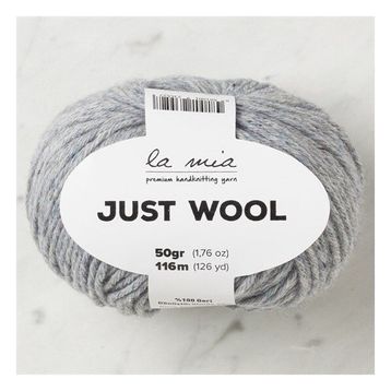 La Mia Just Wool 33842 LT002 Açık Gri El Örgü İpi