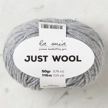 La Mia Just Wool 33842 LT002 Açık Gri El Örgü İpi