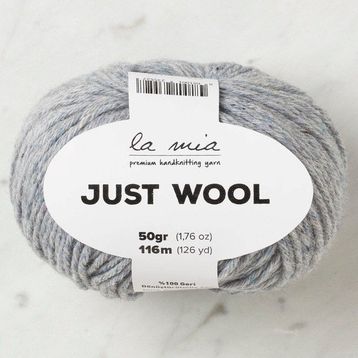 La Mia Just Wool 33842 LT002 Açık Gri El Örgü İpi