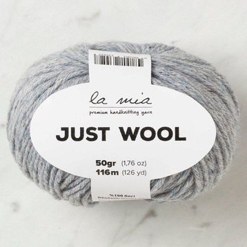 La Mia Just Wool 33842 LT002 Açık Gri El Örgü İpi