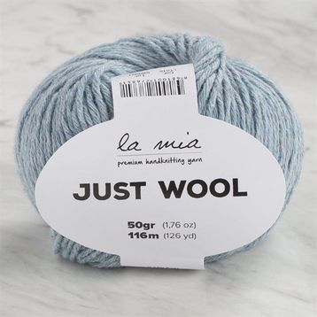 La Mia Just Wool 34009 LT015 Buz Mavisi El Örgü İpi