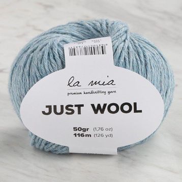 La Mia Just Wool 34009 LT015 Buz Mavisi El Örgü İpi