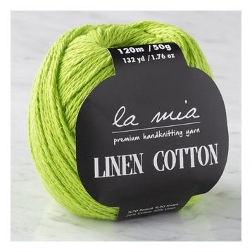 La Mia Linen Cotton 33866 L186 Açık Yeşil El Örgü İpi
