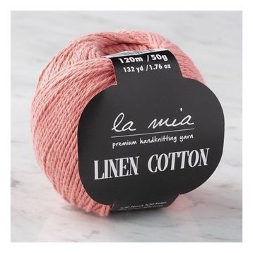 La Mia Linen Cotton 33874 L198 Pembe El Örgü İpi