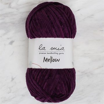 La Mia Mellow 34161 915 Patlıcan Moru El Örgü İpi
