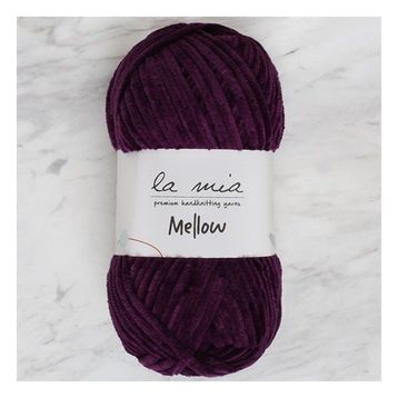 La Mia Mellow 34161 915 Patlıcan Moru El Örgü İpi