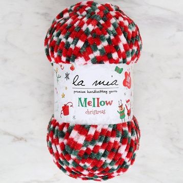 La Mia Mellow Christmas Gümüş Simli El Örgü İpi