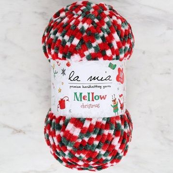 La Mia Mellow Christmas Gümüş Simli El Örgü İpi