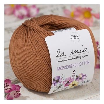 La Mia Mercerized Cotton 33580 211 Açık Kahverengi El Örgü İpi