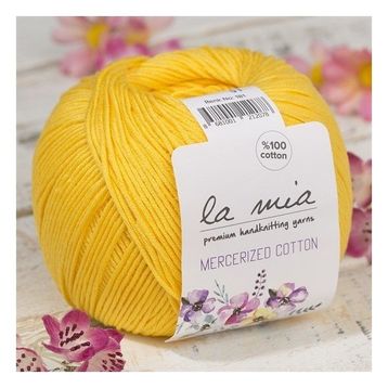 La Mia Mercerized Cotton 33583 181 Hardal Sarısı El Örgü İpi