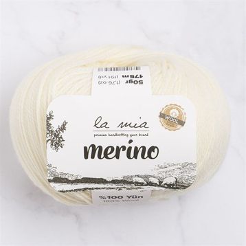 La Mia Merino 33776 L081 Krem El Örgü İpi