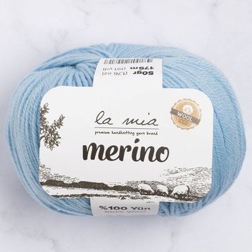 La Mia Merino 33784 L095 Mavi El Örgü İpi