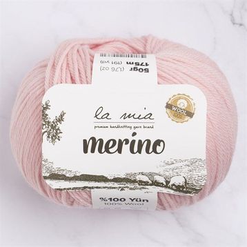 La Mia Merino 33786 L040 Pembe El Örgü İpi