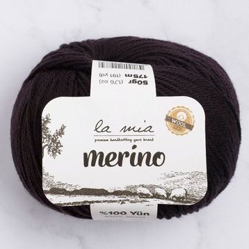 La Mia Merino 33790 L006 Siyah El Örgü İpi