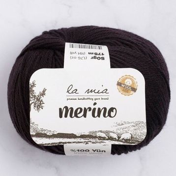 La Mia Merino 33790 L006 Siyah El Örgü İpi