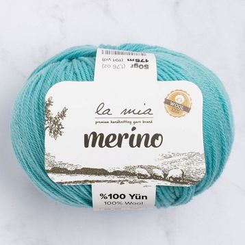 La Mia Merino 33794 L053 Yeşil El Örgü İpi