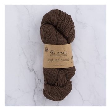 La Mia Natural Wool 33602 H7 Acı Kahverengi El Örgü İpi