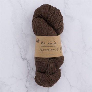 La Mia Natural Wool 33602 H7 Acı Kahverengi El Örgü İpi
