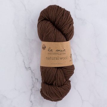 La Mia Natural Wool 33602 H7 Acı Kahverengi El Örgü İpi