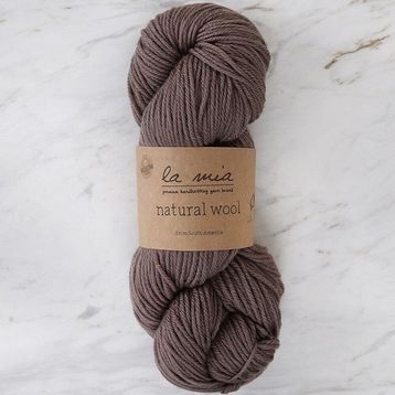 La Mia Natural Wool 33604 H5 Açık Kahverengi El Örgü İpi
