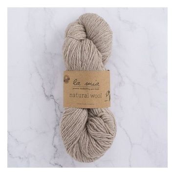 La Mia Natural Wool 33605 H3 Bej El Örgü İpi
