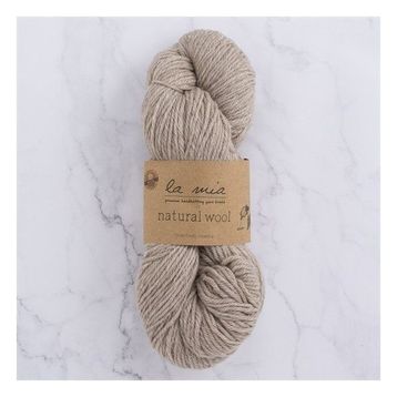 La Mia Natural Wool 33605 H3 Bej El Örgü İpi
