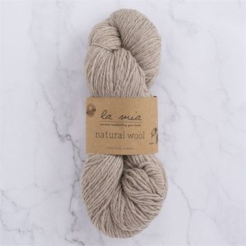 La Mia Natural Wool 33605 H3 Bej El Örgü İpi