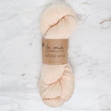 La Mia Natural Wool 34394 L289 Krem El Örgü İpi
