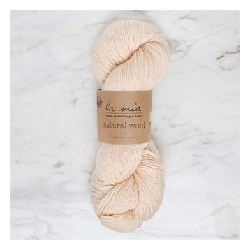 La Mia Natural Wool 34394 L289 Krem El Örgü İpi