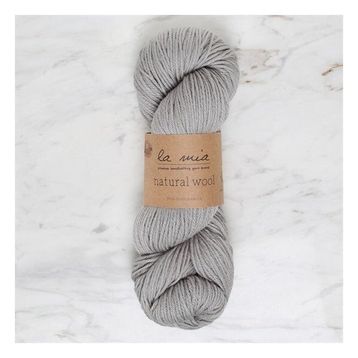 La Mia Natural Wool 34396 L946 Gri El Örgü İpi
