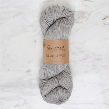 La Mia Natural Wool 34396 L946 Gri El Örgü İpi