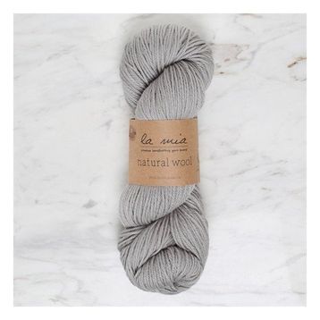 La Mia Natural Wool 34396 L946 Gri El Örgü İpi