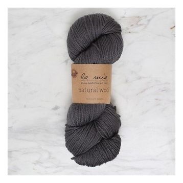 La Mia Natural Wool 34397 L900 Antrasit El Örgü İpi